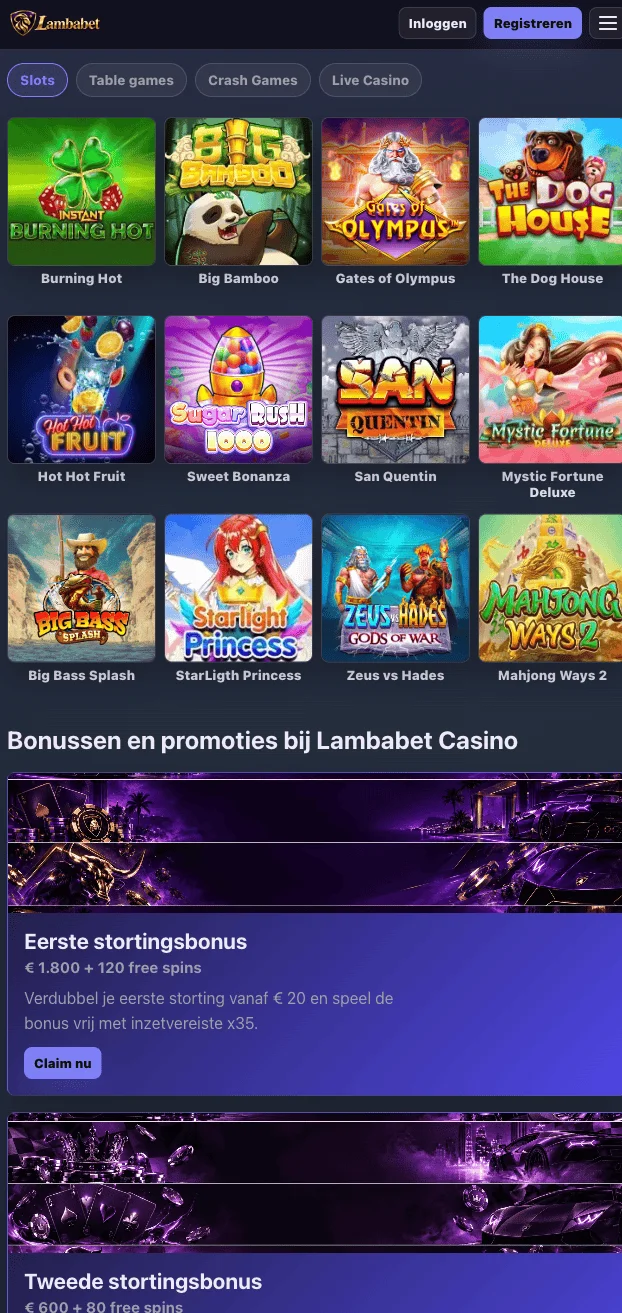 Lambabet Casino App